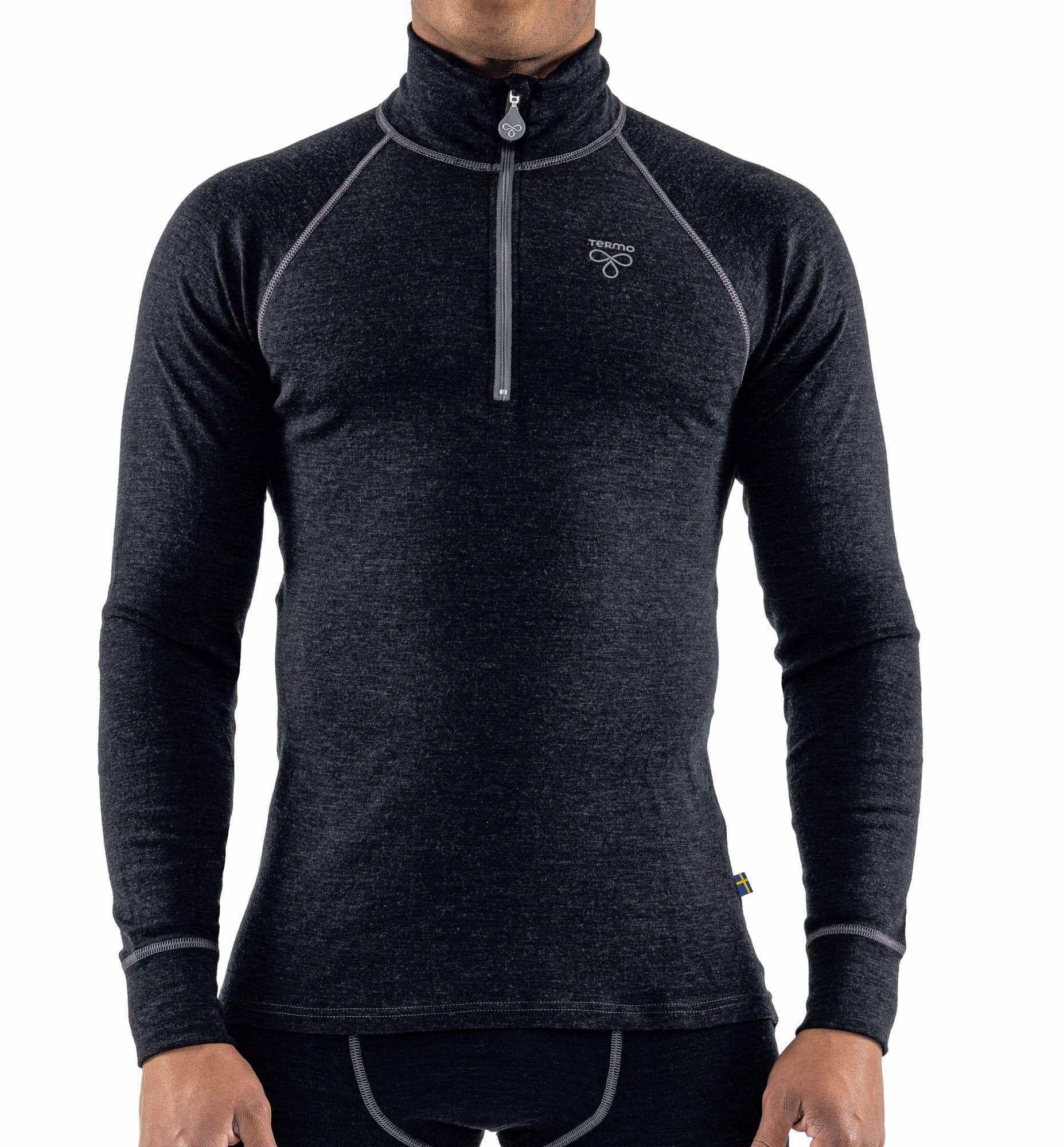 Termo Wool Light 2.0 Turtleneck w. Zip M – bilde 2