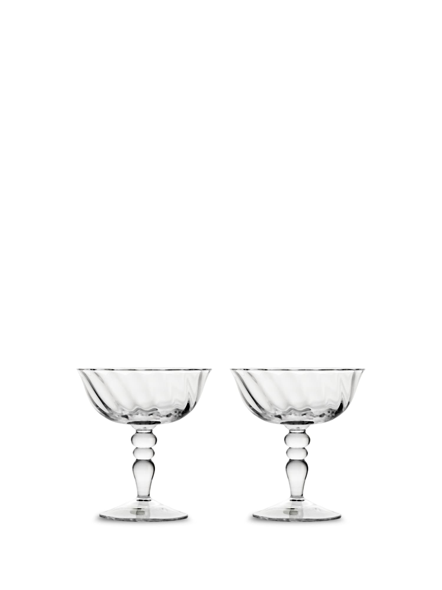 Italiensk champagne coupe Opacity, 2-pk. – bilde 1