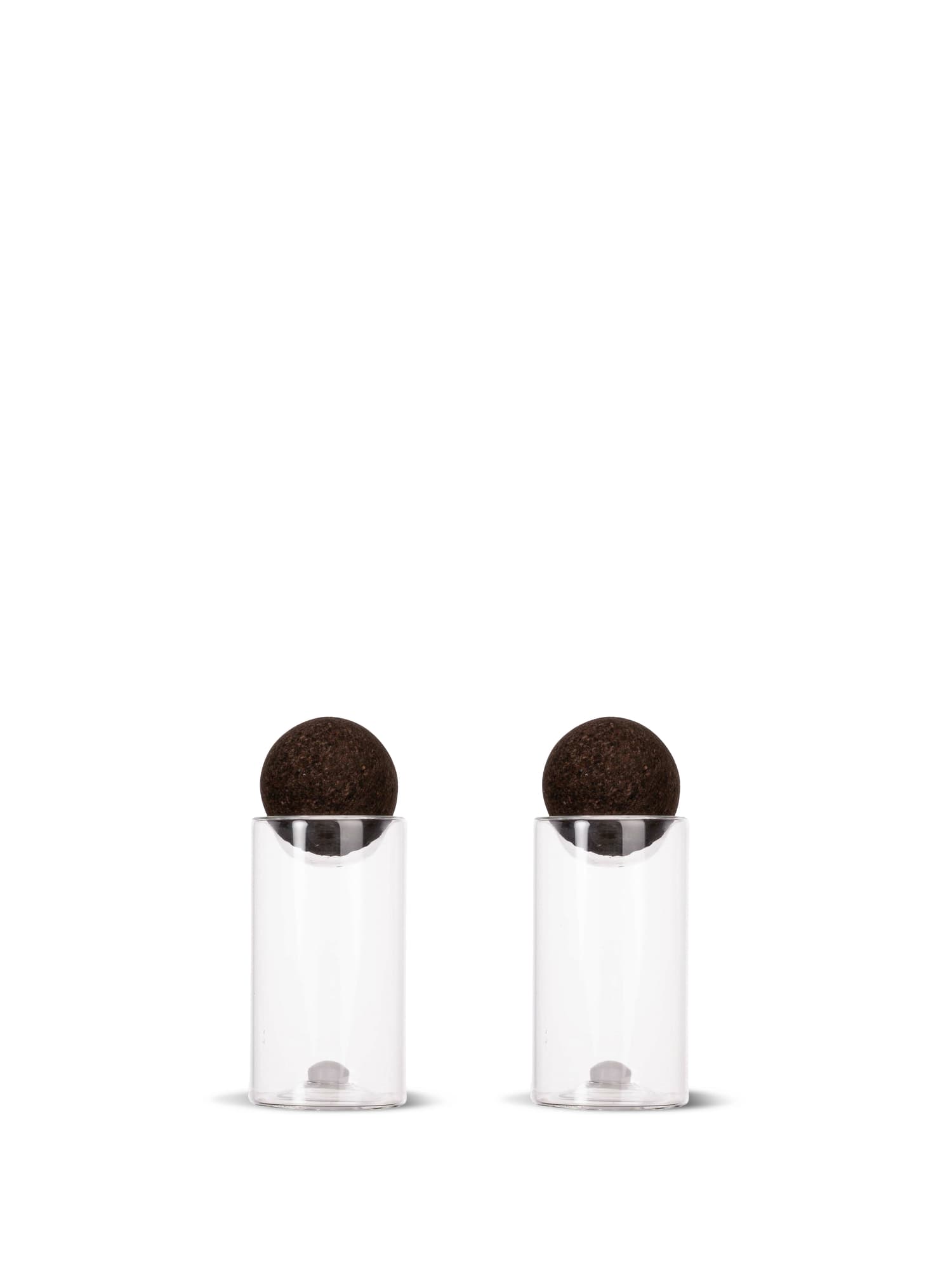 Nature salt- og peppersett med kork-kule, 2-pk – bilde 1