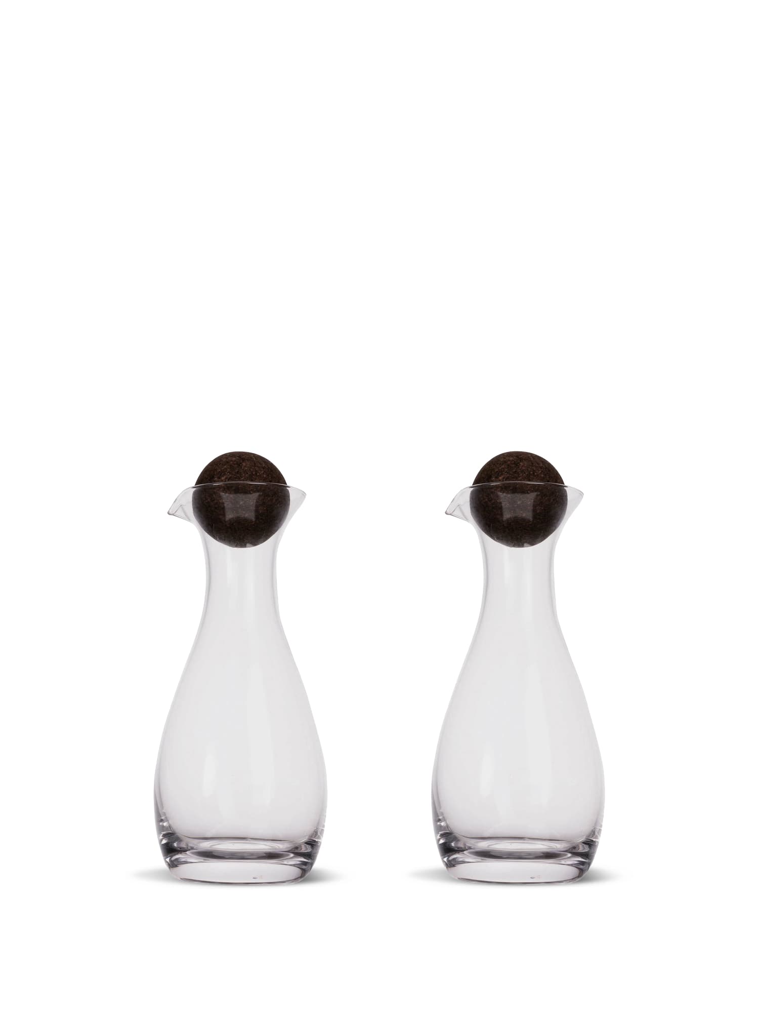 Nature olje/eddikflaske med kork-kule, 2-pk – bilde 1