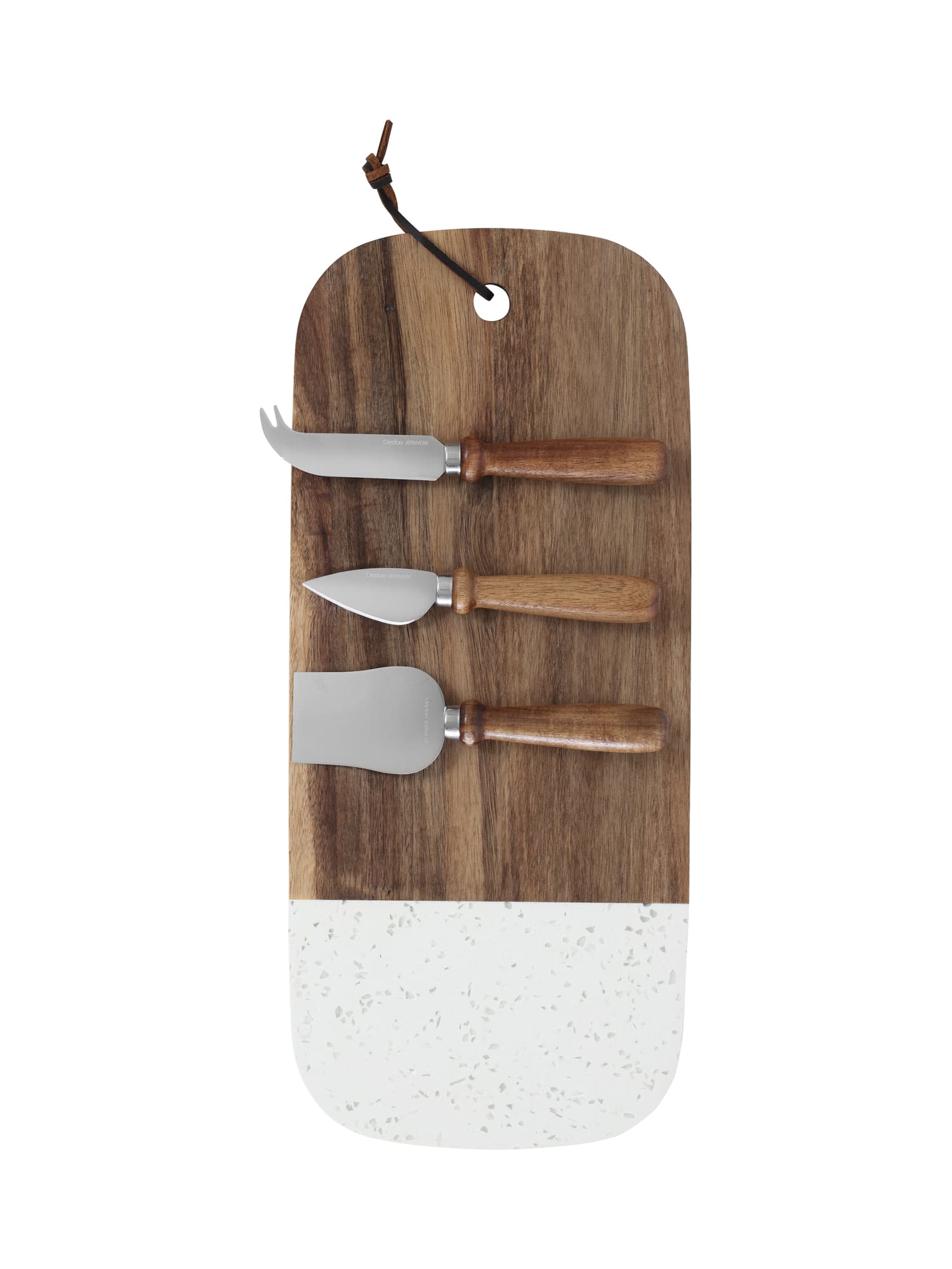 Ostebrett med tre kniver – bilde 1
