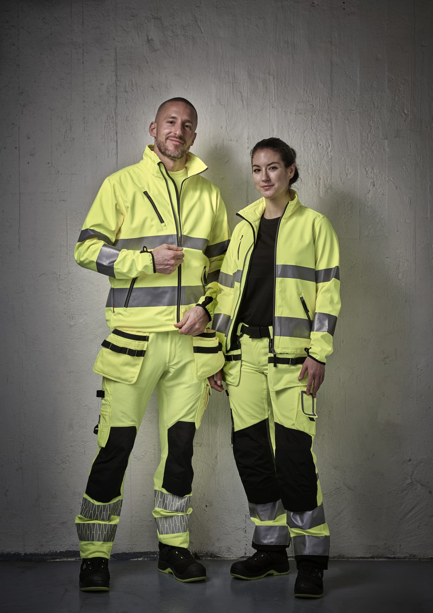 Womens Softshell Jacket Hi-vis