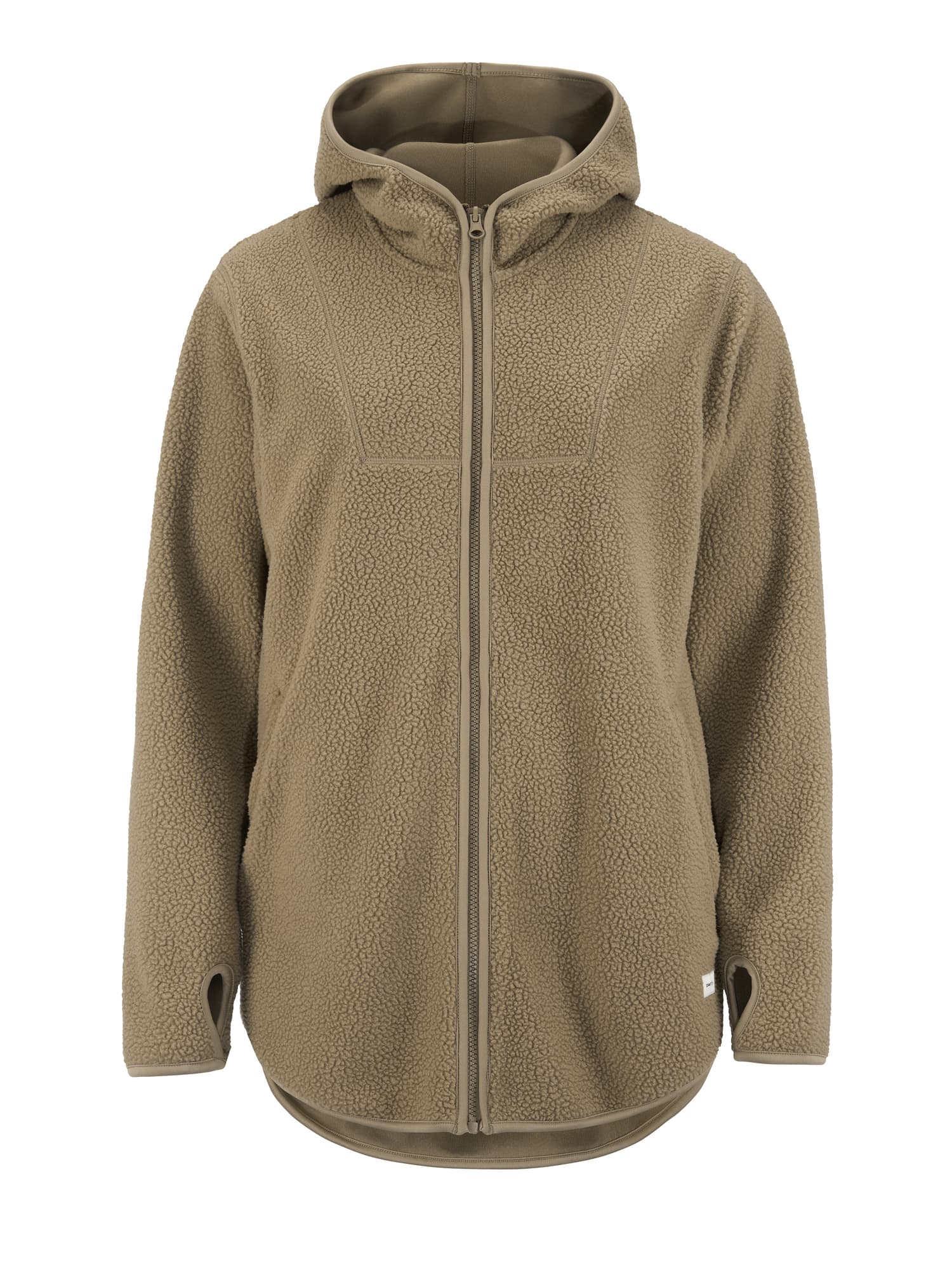 Join Pile Fleece FZ Hood W